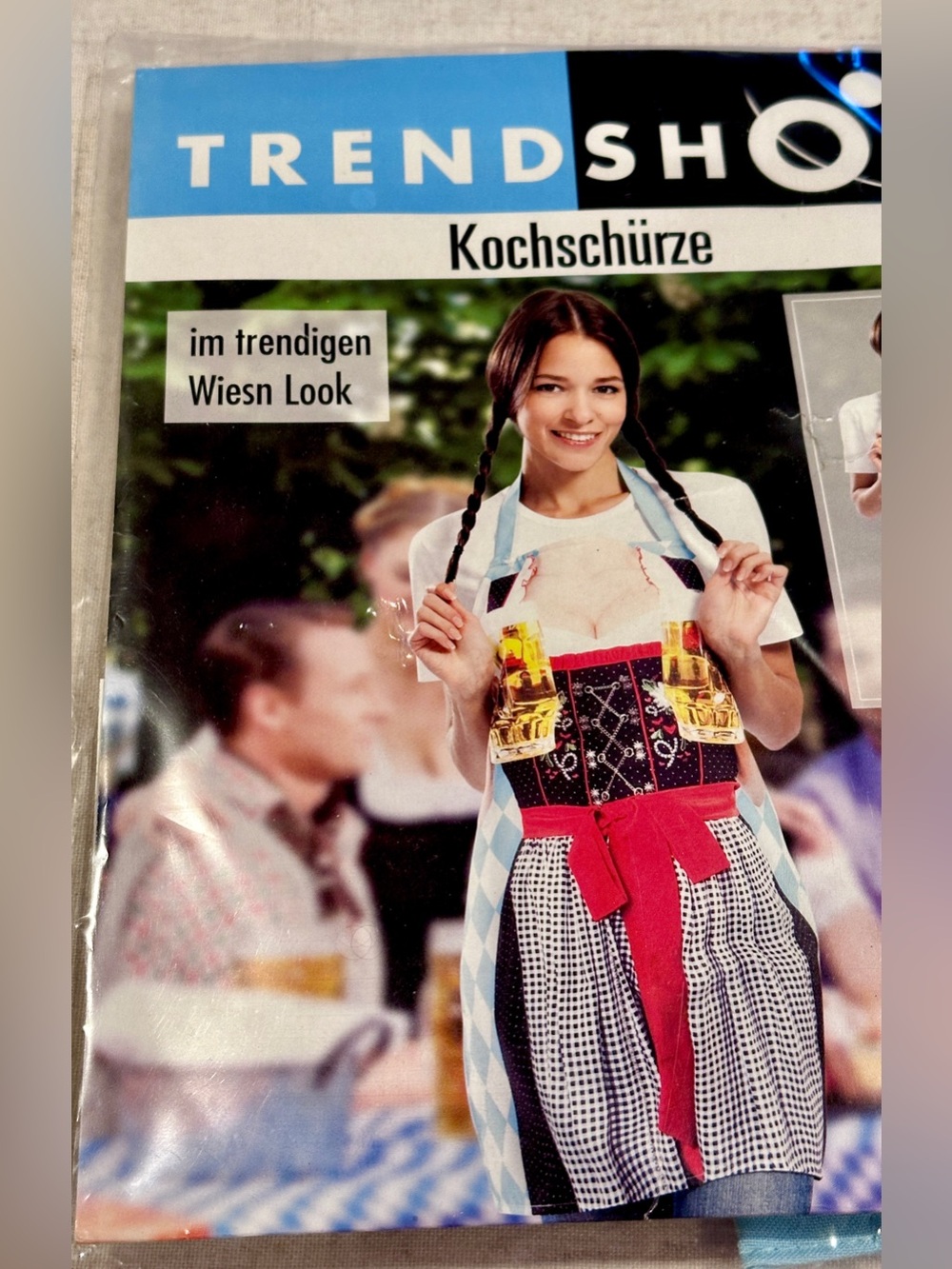 NEW Oktoberfest Beer Holding Apron Bavarian German Costume Dress Cooking Grill